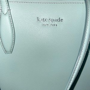 Mint green Kate spade tote bag
